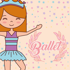 beautiful ballerinas ballet cartoon character