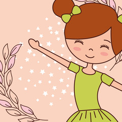 beautiful ballerinas ballet cartoon character