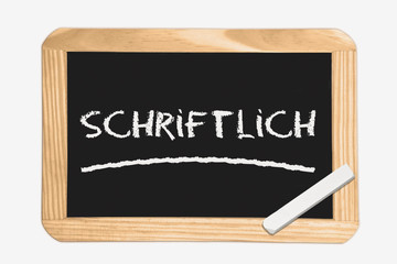 Obraz premium Schriftlich 