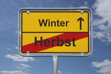 Ende Herbst, Anfang Winter