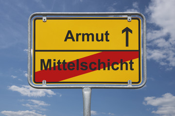 Ende Mittelschicht, Anfang Armut 