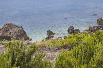 Corfu island beach