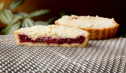 Deliciously healthy homemade Gluten Free pie, straswberry 