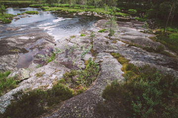 quiet tranquil Setesdal landscape in south norway