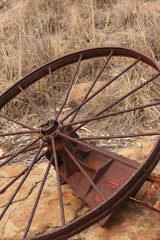 Rusted wheel