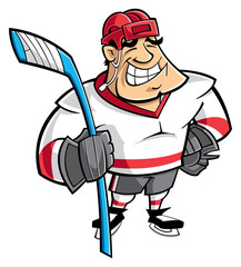 Fototapeta premium Hockey player