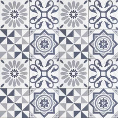 Cercles muraux Pour elle carreaux de motif - conception de carreaux de patchwork géométrique -