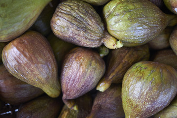 Ripe figs in a basket
