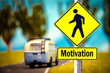 Fototapeta premium Schild 309 - Motivation