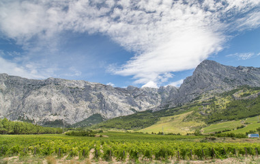 Obraz premium Niesamowite chorwackie góry