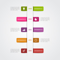 Infographic template for business, education, web design, banners, brochures, flyers, diagram, workflow, timeline. Vector illustration.
