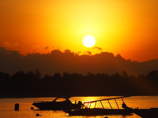Fototapeta na wymiar Beautiful Bali Sunset 