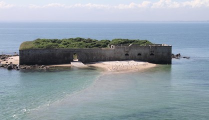 L'île de Tatihou et les fortifications de Vauban dans le cotentin,Manche,Normandie,