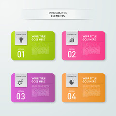 Infographic template for business, education, web design, banners, brochures, flyers, diagram, workflow, timeline. Vector illustration.