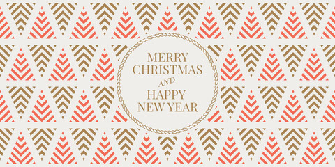 Winter holidays greeting card