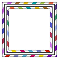 Colorful frame