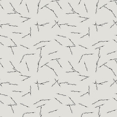 Military camouflage seamless pattern in ivory-white and different shades of grey color