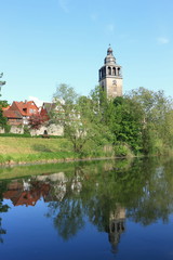 Die Werra in Bad Sooden-Allendorf