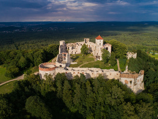 Ruiny zamku w Rudnie