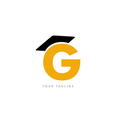 G Initial Logo Education design Concept or Template.
