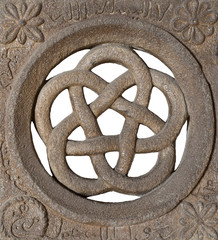 Ayyubid era flint window from the mausoleum of Sayf Ibn Yazan, Cairo, Egypt