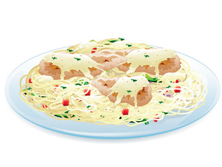 Chicken Scampi