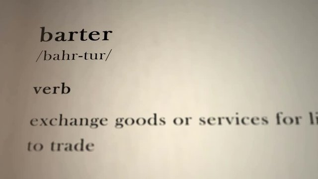 Barter Definition
