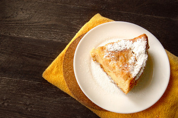 Homemade Organic Apple Pie Dessert