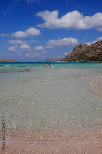 Plage De Balos à Extrême Ouest De La Crète Poster