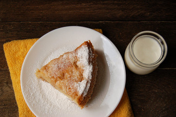 Homemade Organic Apple Pie Dessert
