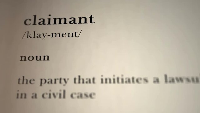 Claimant Definition