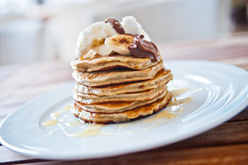 Банановые блинчики / Banana pancakes