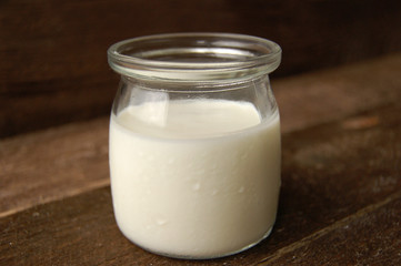 Obraz na płótnie Canvas homemade organic dairy product