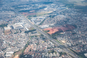 Aerial view of San Pablo city