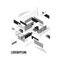 ABSTRACT MODERN TEMPLATE BACKGROUND. GEOMETRIC ELEMENT. DIVERSE PATTERN