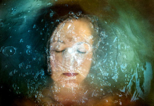 A Portrait of a Woman Underwater