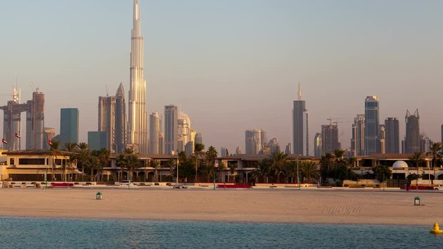 Downtown Dubai time-lapse