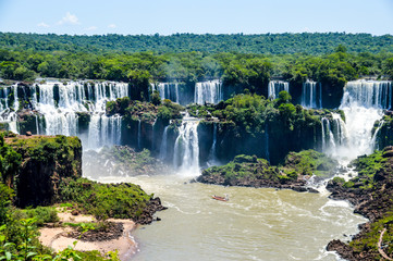 Iguazu Falls from the Brazilian side.