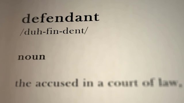 Defendant Definition