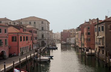 Canal Vena, Altstadt von Chioggia, Provinz Venedig, Venezia, Region Venezien, Veneto, Norditalien, Italien, Europa