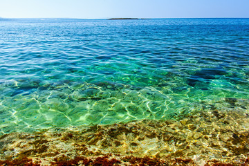 Azure water of the Mediterranean Sea