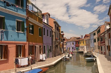 Fototapeta na wymiar Insel Burano, Venedig, Venezia, Italien