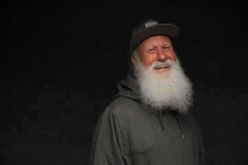 old gangster with a beard