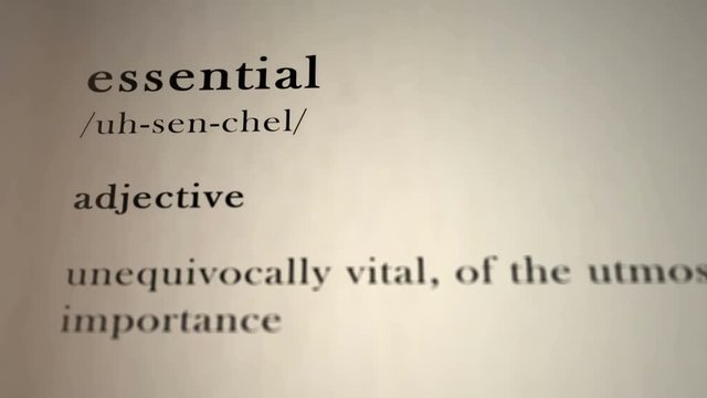 Essential Definition