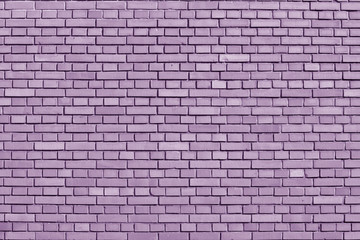 Fototapeta na wymiar Crocus Petal colored brick wall background