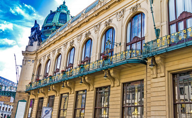 Fototapeta na wymiar Municipal House in Prague