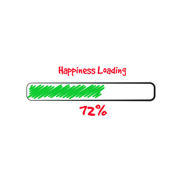 happy holiday loading vector banner