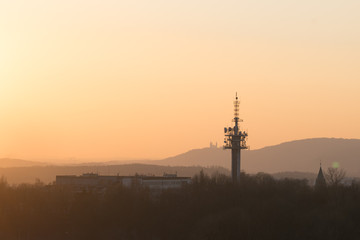 Obraz premium krakow at dusk