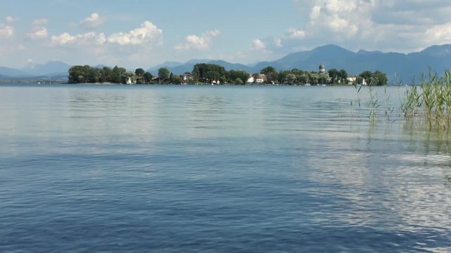 Lake Chiemsee, Sailing Boat, Fraueninsel