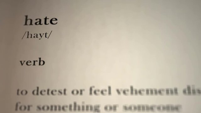 Hate Definition